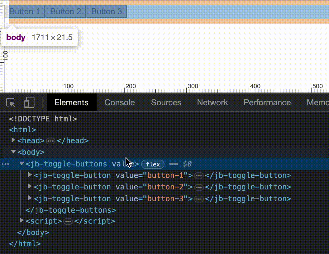 Added click event to the web component